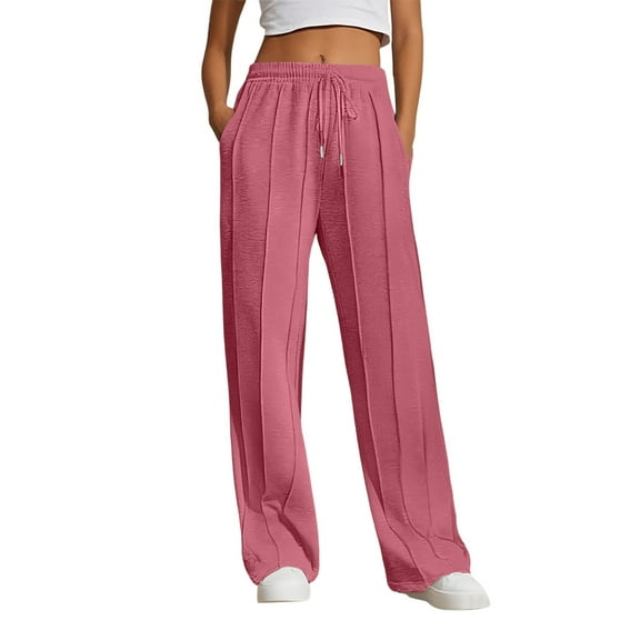 Krdevn Womens Pants - Women's Casual Pants for Everyday Comfort Stylish Straight Leg Design with Functional Pockets for Versatile Wear Throughout All Seasons,Pants for Women,Size:XXL