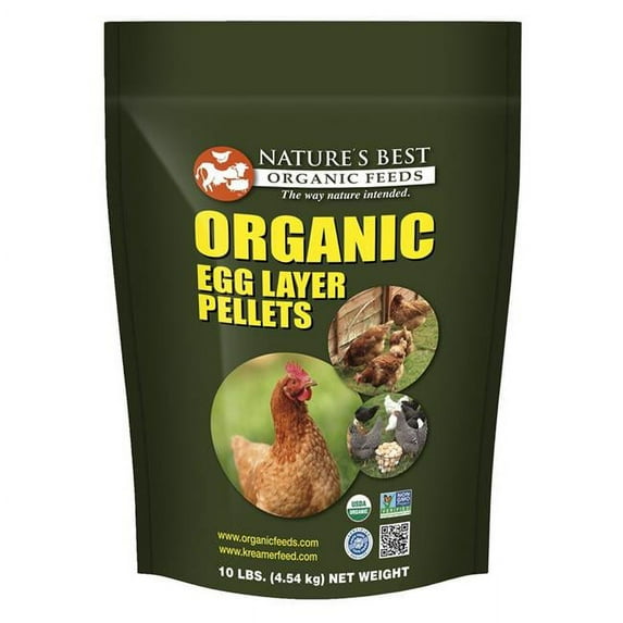 Kreamer Feed 7378383 Feed Pellet Organic Egg LYR - 10 lbs