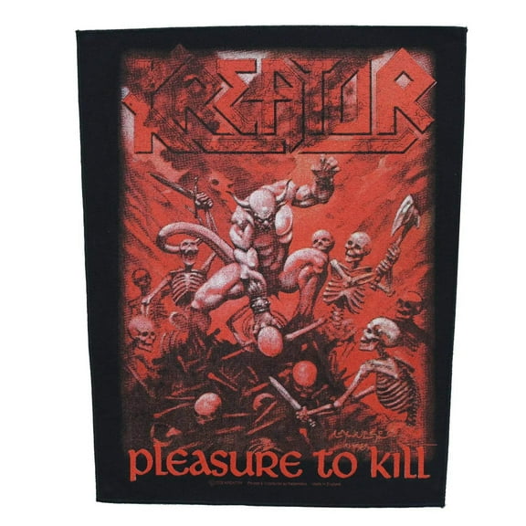 Kreator Men's Back Patch Black