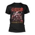 thumbnail image 1 of Kreator Unisex T-shirt: Pleasure To Kill, 1 of 2
