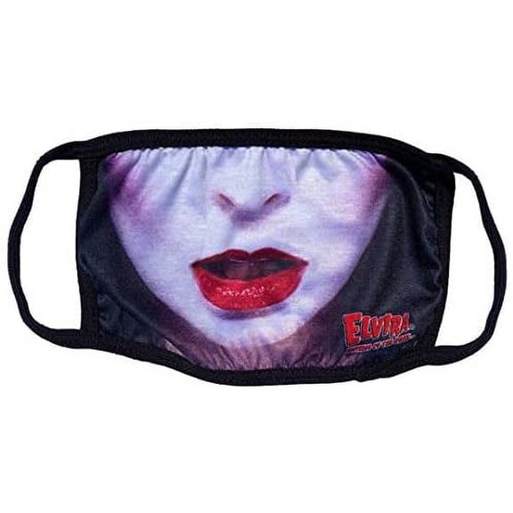 Kreepsville Elvira Lips Face Mask Mouth Cover Black
