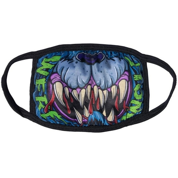 Kreepsville Graves Wolf Face Mask Mouth Cover Black