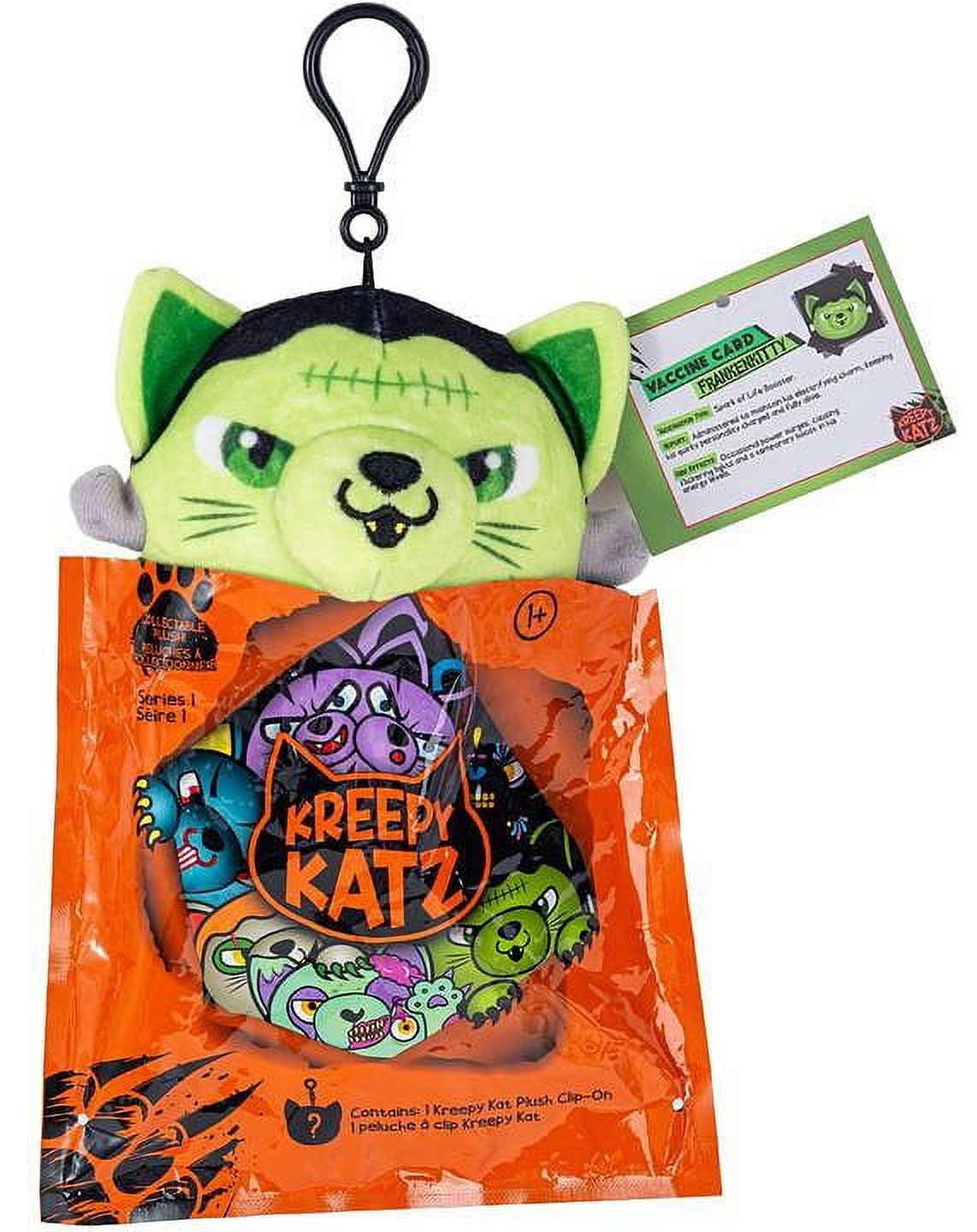 Kreepy Katz Plush Clip-On Cat Mystery Pack (1 RANDOM Figure