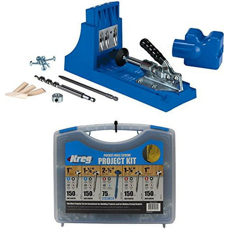 Kreg jig 2024 screw size chart
