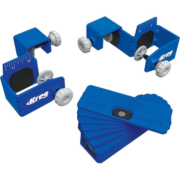 Kreg Drawer Front Mounting Tool Pro Kit - Consistent Drawer Gaps - Blue