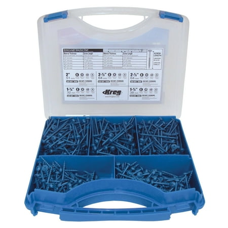 Kreg SK03B Blue Kote Pocket-Hole Screw Outdoor Project Kit