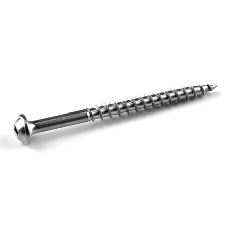 Kreg SML-C250S5-2000 Stainless Steel Pocket-Hole Screws, 2 1/2-Inch #10 Coarse Thread, Maxi-Loc Head (2000 Count)