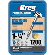 Kreg #7 x 1-1/4 in. Washer-Head Pocket Screws (1200-pack)