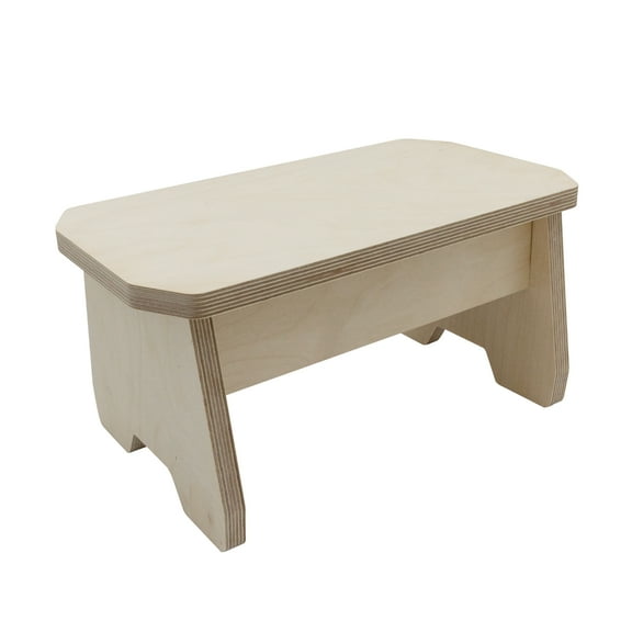 Kreg Woodworking Kit Step Stool - Easy Assembly Small Wooden Step Stool with 2 Driver Bits - Easy Woodworking Kit - Great Gift or Craft Project