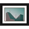 thumbnail image 1 of Kreiten, Mike 24x17 Black Ornate Wood Framed with Double Matting Museum Art Print Titled - Sprungschanze Gottes, 1 of 4