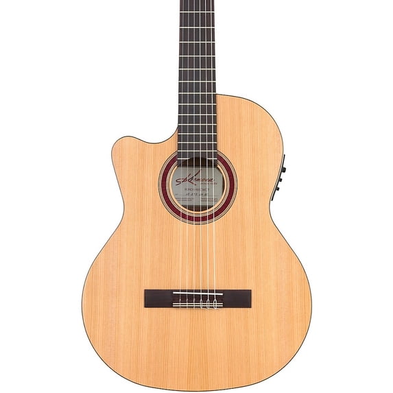 Kremona R65CWC Rondo Left-Handed Acoustic-Electric Classical Guitar Natural