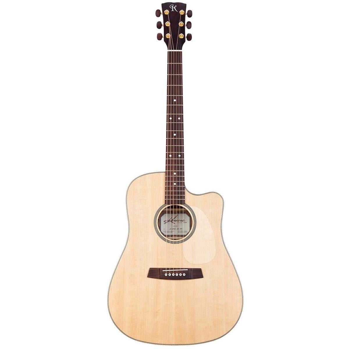 Kremona Steel String Series M20 D-Style Acoustic Electric Guitar with Hardshell Case, Rosewood Fingerboard