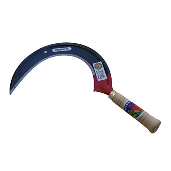 Krenhof/Offner Hand Scythe - Reaping Sickle Shorter Rounder - Grass Hook 492045 - Made in Austria