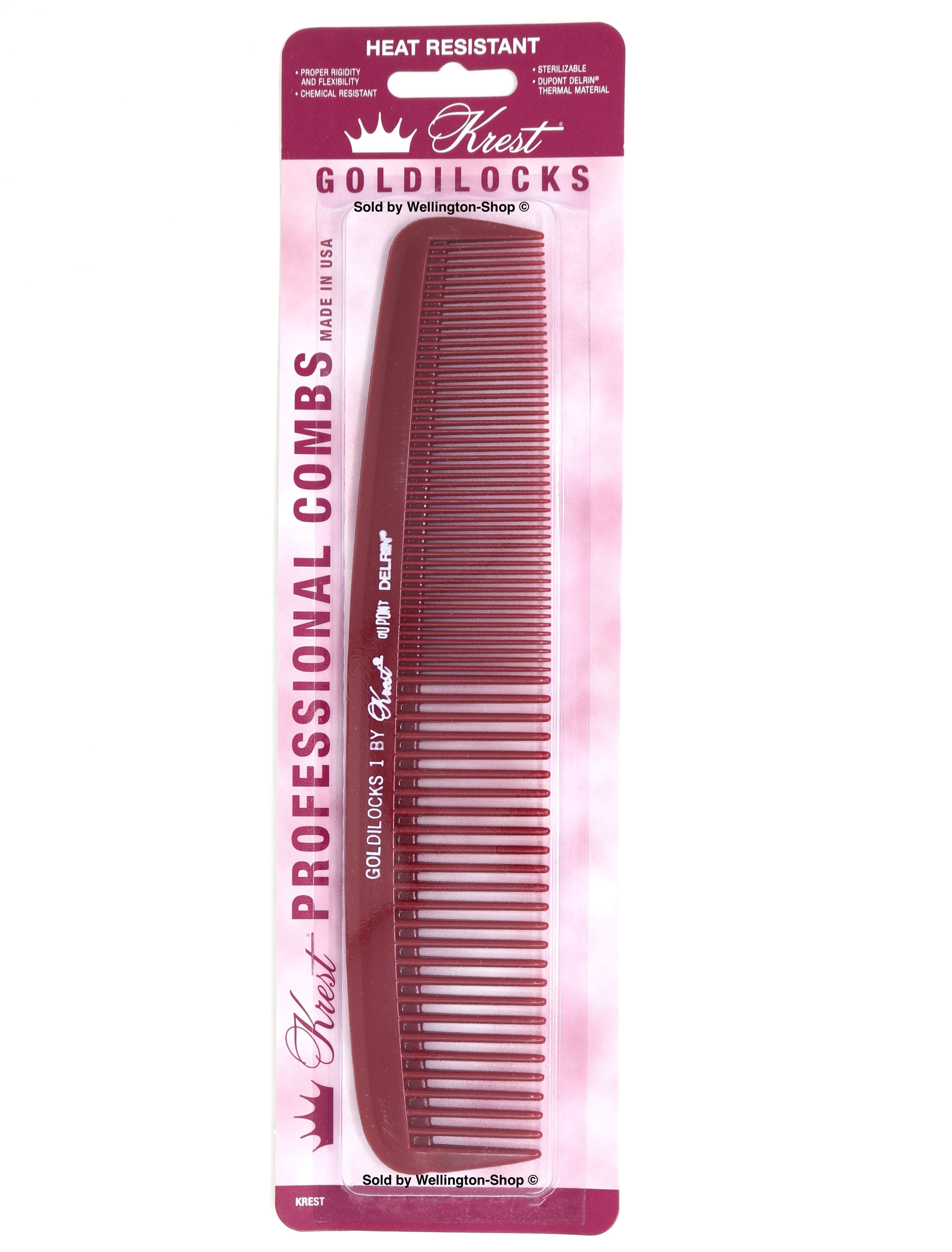 Krest - Goldilocks Finishing Comb - Wide Teeth Krest - Goldilocks Finishing Comb - Wide Teeth