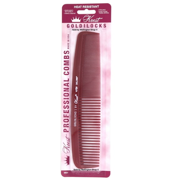 Krest Goldilocks G1 XL Comb Sectioning Comb Heat Resistant Wide Teeth Barber Comb Finishing Comb 1 Pc.