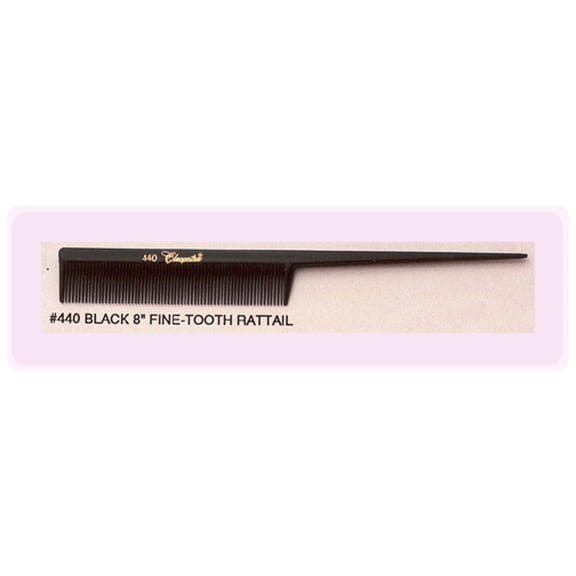 Krest Products Cleopatra 8 Fine-Tooth Rattail Comb- 1dz.