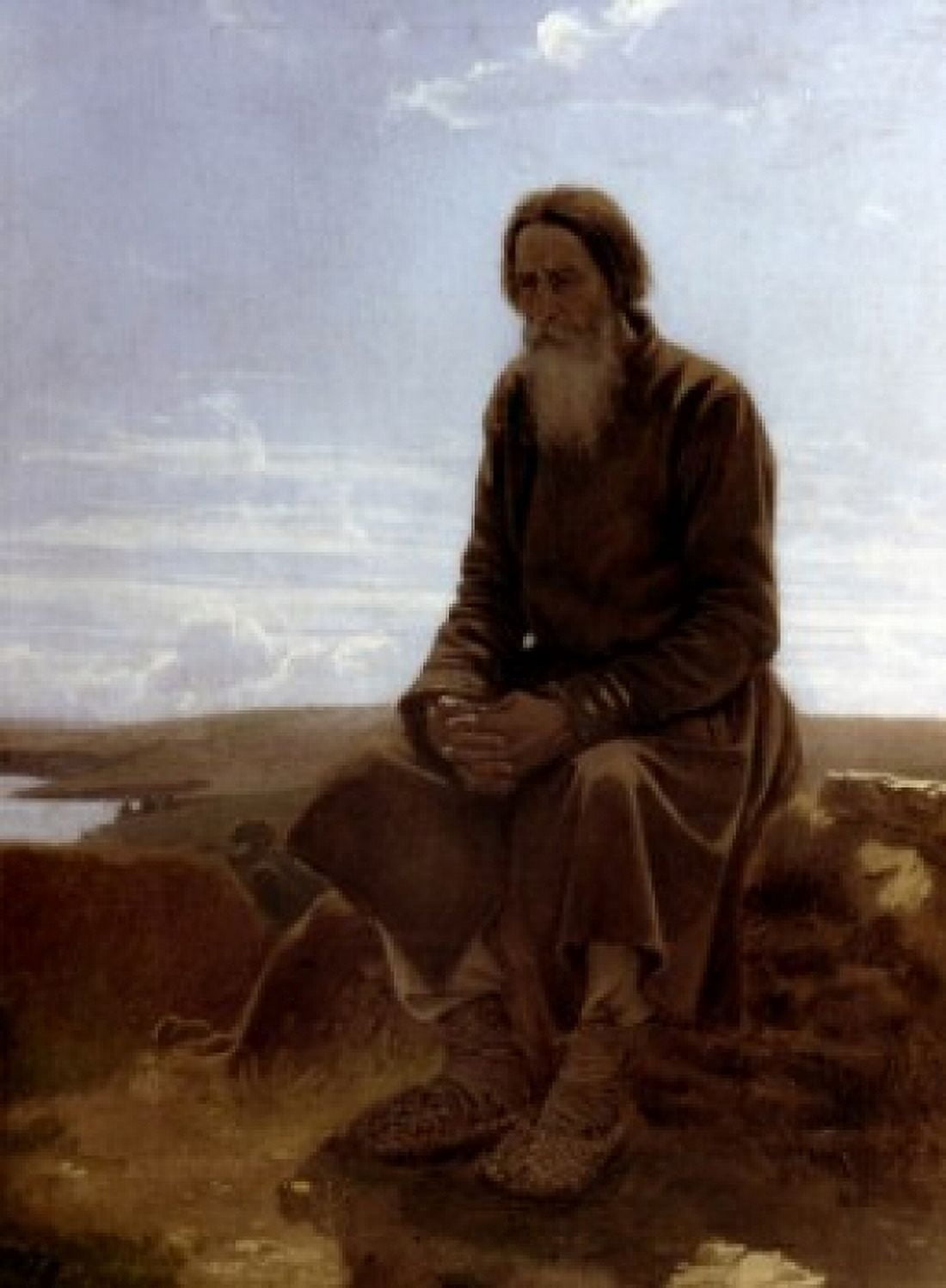 Krestnin by Vasili Grigorevich Perov 1834-1882 Canvas Art - Vasili Grigorevich Perov (24 x 36)