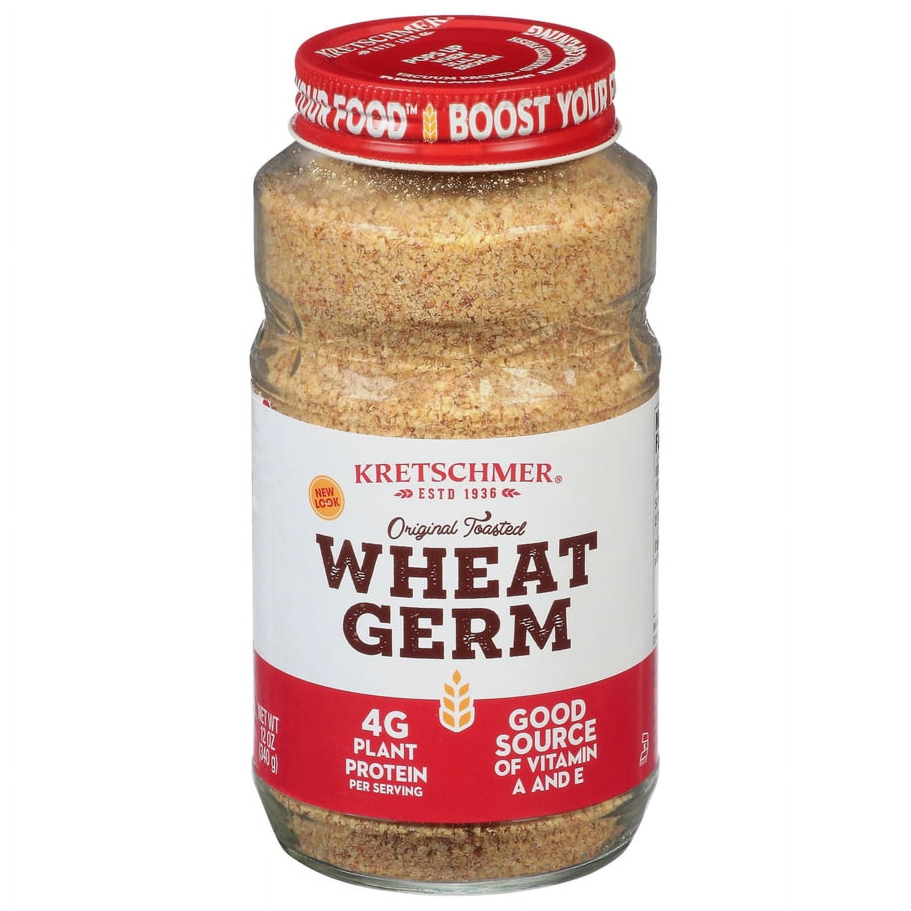 Kretschmer Original Toasted Wheat Germ, 12 oz Jar