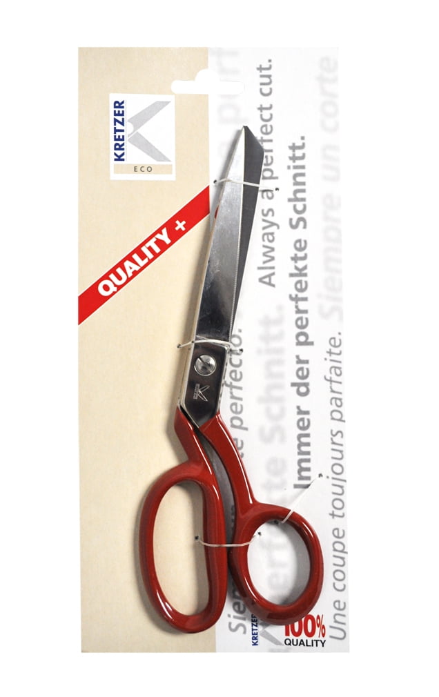 Kretzer Eco Quality 8 Inch Bent Handle Serrated Sewing Scissors