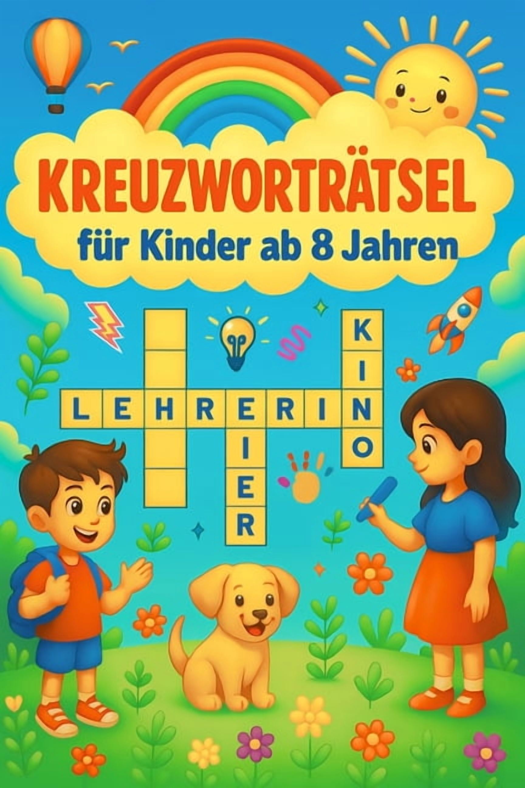 KreuzwortrÃ¤tselbuch fÃ¼r Kinder ab 8 Jahren: Lehrreicher SpielespaÃ fÃ¼r Grundschulkinder - ideales Geschenk fÃ¼r MÃ¤dchen u, (Paperback)