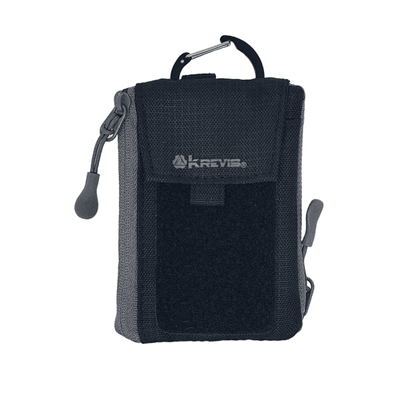 Krevis Double Zipper Wallet with ID Window