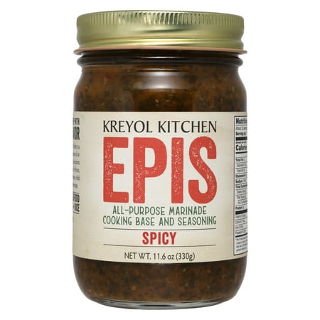 Kreyol Kitchen Haitian EPIS (Spicy) All- Purpose Marinade, Cooking Base and Seasoning