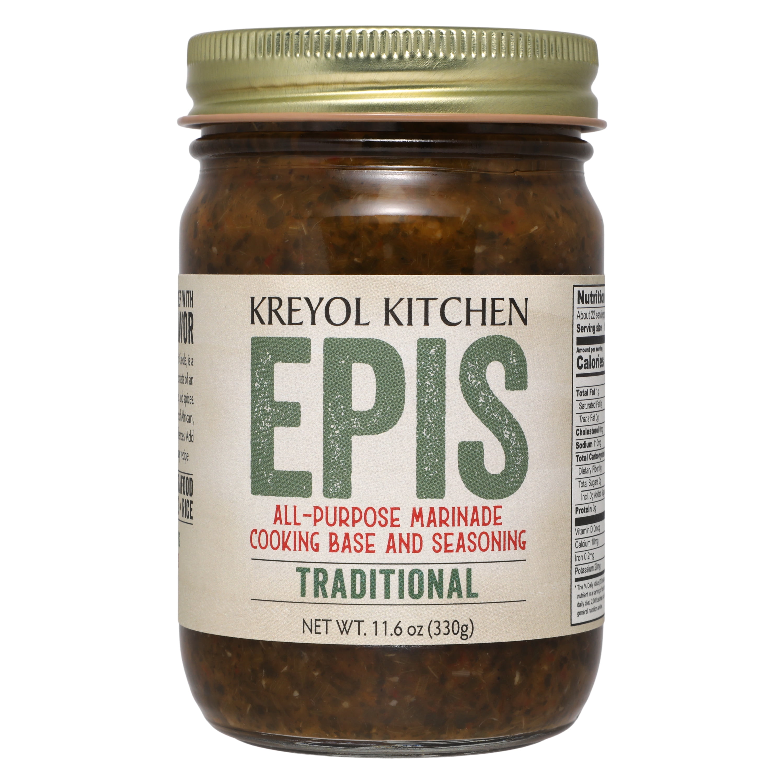 Kreyol Kitchen Haitian EPIS (Traditional) All- Purpose Marinade, Cooking Base and Seasoning