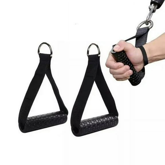 Kreytis Fitness Adjustable Pulley Handles for Home Gym Fitness - Black