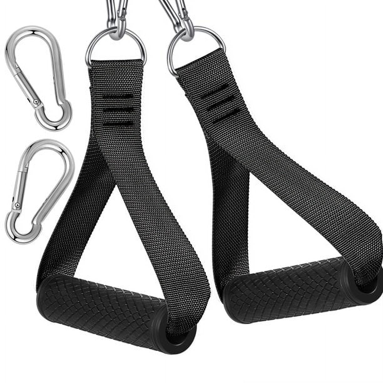 Kreytis Heavy Duty Workout Exercise Handles with Carabiners Cable Machine Attachments Gym Equipment Accessories Walmart