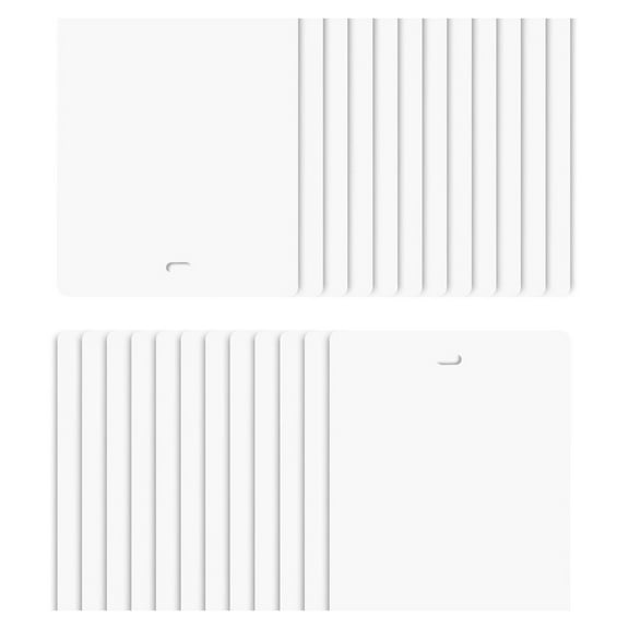 KriKac 82.5" White Vertical Blinds Replacement Slats Sliding Door Window (24 Pack)