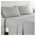 thumbnail image 1 of KriKac Cal King Size Sheets Set - 4 Piece California King Sheets, Deep Pocket, Hotel Luxury, Extra Soft, Breathable and Cooling, Light Grey Cal King Bed Sheets, 1 of 9