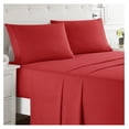 thumbnail image 1 of KriKac Full Size Sheet Sets - 4 Piece Full Size Sheets, Deep Pocket, Hotel Luxury, Extra Soft, Breathable and Cooling, Red Bed Sheets for Full Size Mattress, 1 of 9