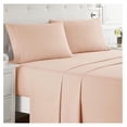 thumbnail image 1 of KriKac Full Size Sheet Sets - 4 Piece Full Size Sheets, Peach Sheets Full Size Bed Sheets, Double Brushed Bed Sheets Full Size, Hotel Luxury Full Bed Sheets Set., 1 of 9