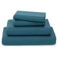 thumbnail image 1 of KriKac Luxury Bamboo Sheets - Blend of Rayon Derived from Bamboo - Cooling & Breathable, Silky Soft, 16-Inch Deep Pockets - 4-Piece Bedding Set - King, Dark Teal, 1 of 8
