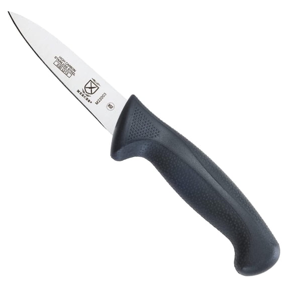KriKac M22003 Millennia Black Handle, 3.5-Inch, Paring Knife