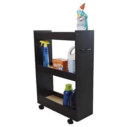 KriKac Mobile Laundry Caddy Black