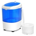 thumbnail image 1 of KriKac Portable Mini Washing Machine with Spin Dryer, Washing Capacity 5.5lbs, Electric Compact Machines Durable Design Energy Saving, Controller, Laundry Washer for Home Apartment RV, Blue, 1 of 9
