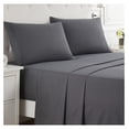 thumbnail image 1 of KriKac RV Short Queen Sheet Set - 4 Piece Bed Sheets for RV Short Queen Size Bed, Deep Pocket, Hotel Luxury, Extra Soft, Breathable and Cooling, Grey RV Short Queen Size Sheets, 1 of 9