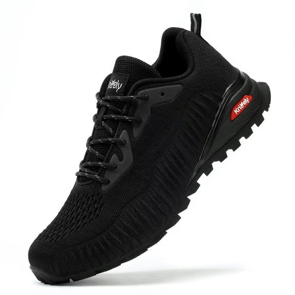 Kricely Men's Trail Running Shoes Fashion Hiking Sneakers Camo Tennis Cross Training Shoe