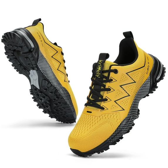 Kricely Men's Trail Running Shoes Tennis Shoe walking