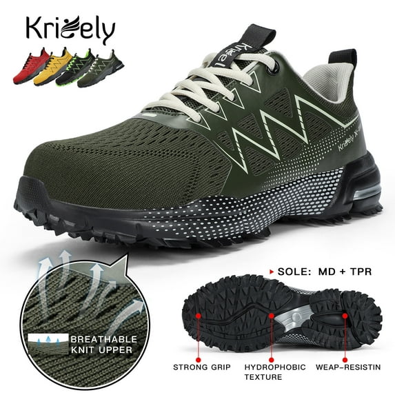 Kricely Men's Trail Running Shoes Tennis Shoe walking