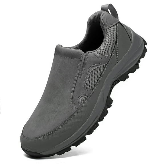 Kricely Mens Loafer Slip On Walking Sneakers Outdoor Mesh Casual