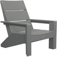 thumbnail image 1 of Krikacy Outdoor Adirondack Chair, All-Weather Plastic Heavy Duty for Fire Pit, Patio, Garden, Grey, 1 of 8