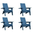 thumbnail image 1 of Krikacy Outdoor Folding Adirondack Chair-Set Of 4,with Cup Holder High Back,for patio,Navy, 1 of 9
