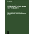 thumbnail image 1 of Kriminalroman - Zwangs- Und FÃ¼rsorgeerziehung. Gesamt-Sachregister FÃ¼r Bd. 1 U. 2, (Hardcover), 1 of 1