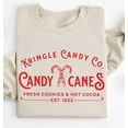 thumbnail image 1 of Kringle Candy Co Christmas Sweatshirt, Candy Cane Shirt, Candy Cane Sweater, Christmas Candy Shirt, Winter Sweater, Xmas Sweatshirt, 1 of 5