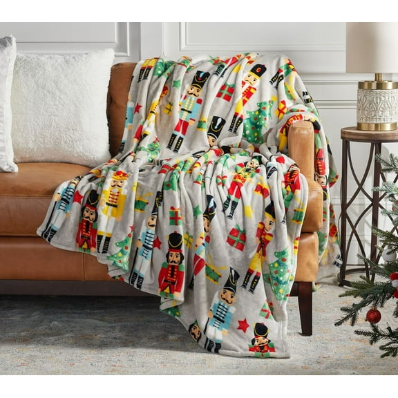 Kringle Express 60"X80" Oversized Holiday Throw