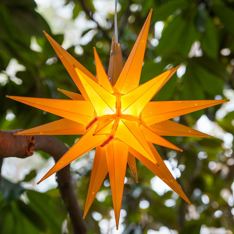 Moravian star christmas lights 2025