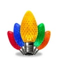 thumbnail image 1 of Kringle Traditions LED Christmas Light Bulbs, LED Bulbs Christmas LED Light Replacement Bulbs, Pack of 25, Dimmable SMD Shatter Resistant (Multicolor, C7 Bulbs / E12 Base), 1 of 5