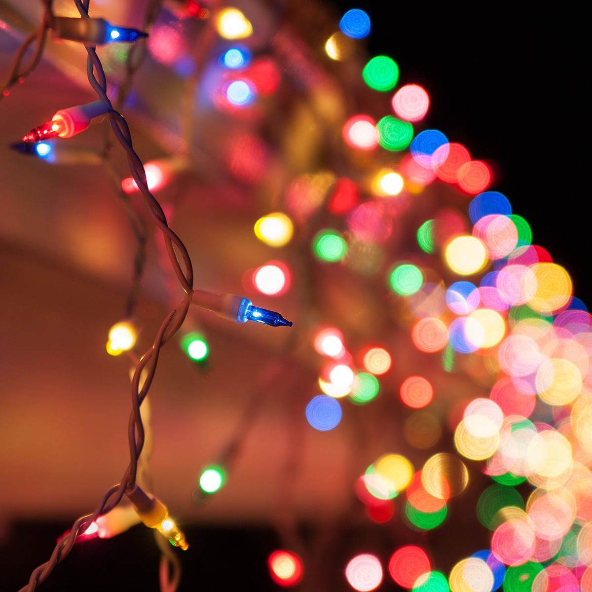 Kringle Traditions Multi Color Mini Incandescent Christmas Icicle